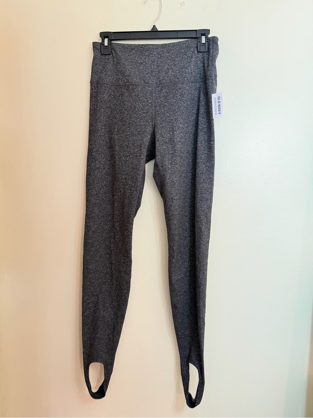 Old Navy Gray Marled Stirrup Leggings - NWT